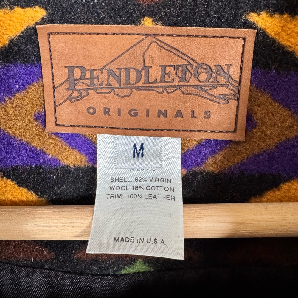 Pendleton Rimrock Jacquard Coat | Stepped Arrow Western Wool | Women’s M - Picture 5 of 10